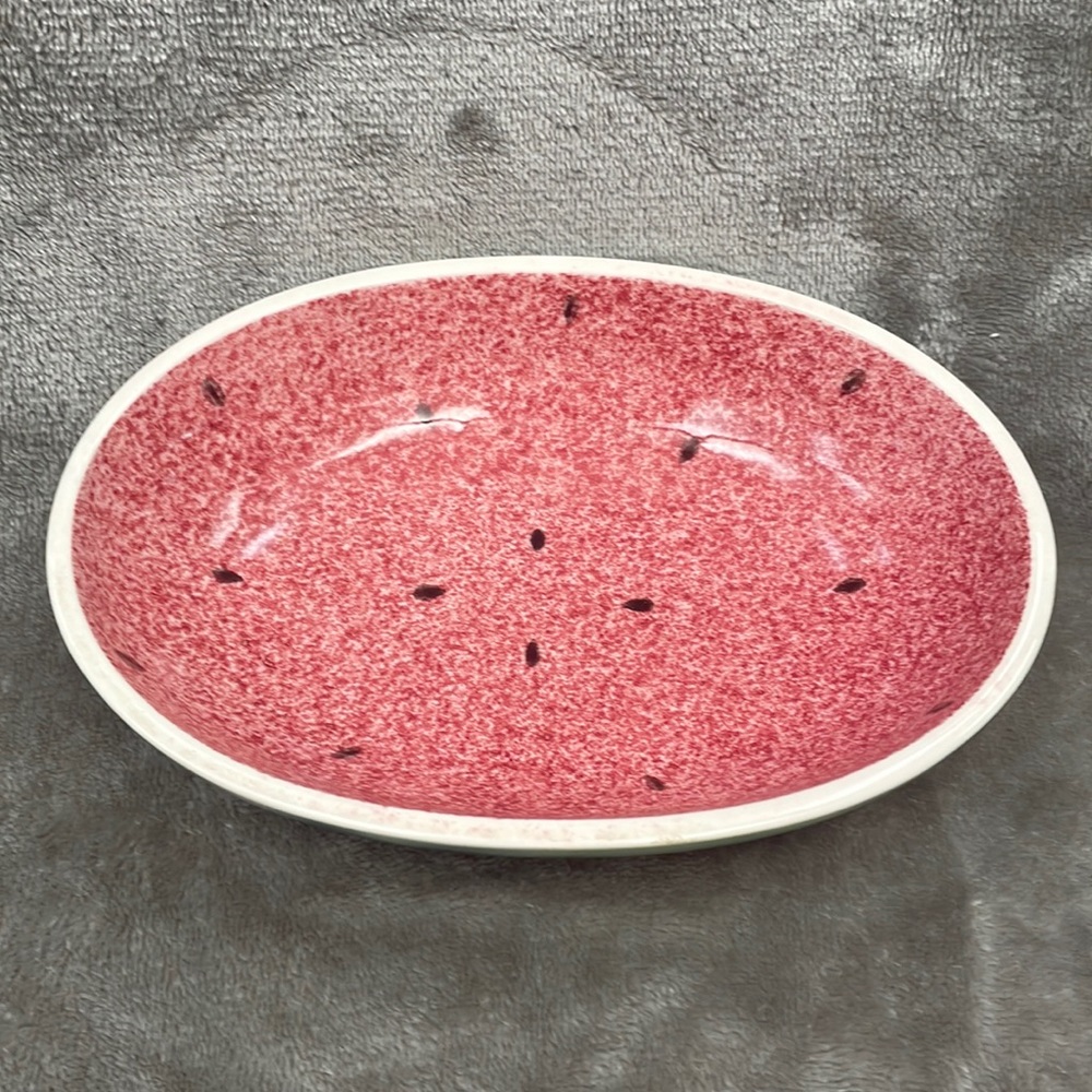 VTG Shafford Original Ceramic Watermelon Bowls 1982 Appx 7.5”